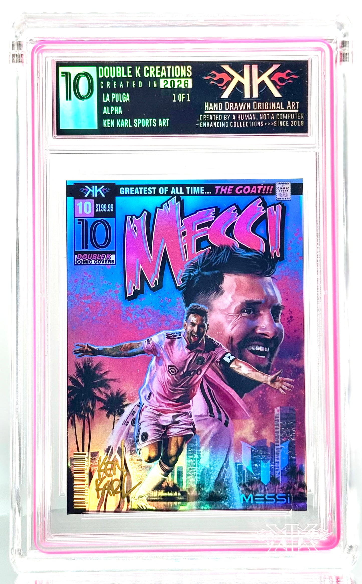 Messi - La Pulga 1:1:15 art pieces