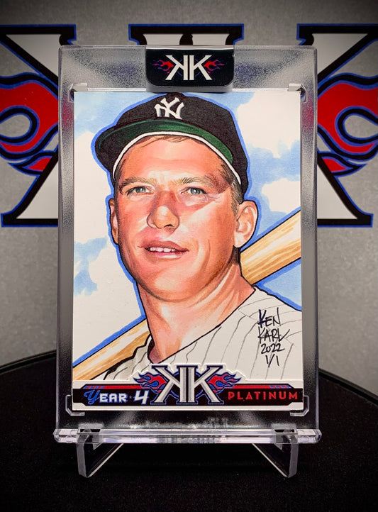 Mickey Mantle 1/1 Sketch Card