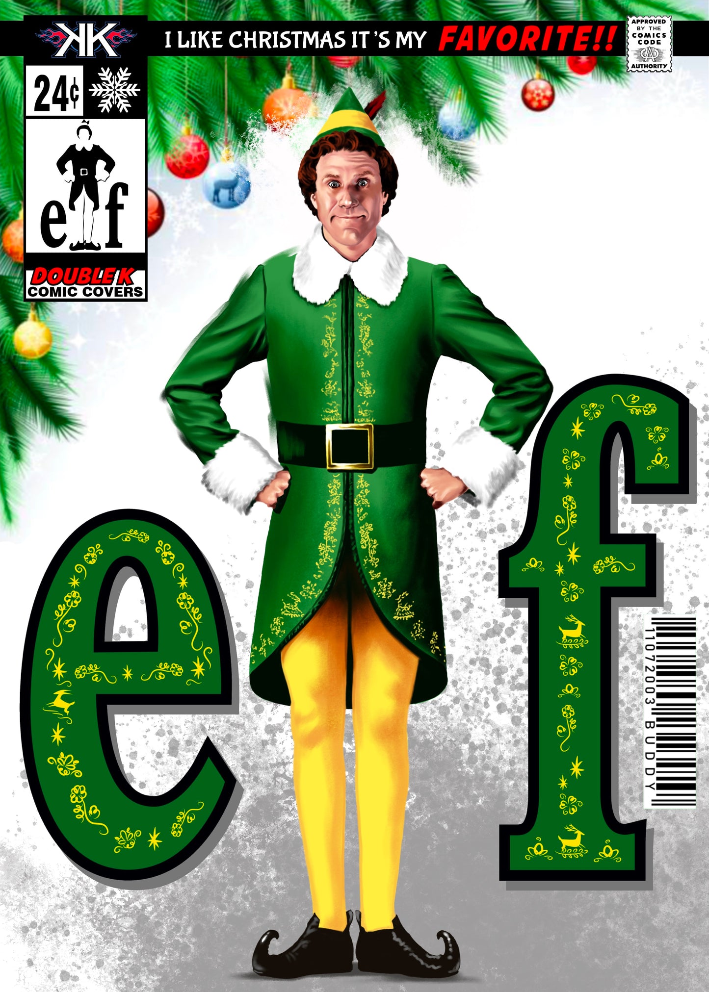 Buddy The Elf 1/1 card art