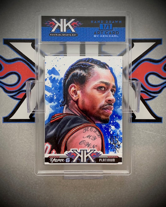 Allen Iverson 1/1 Art Card
