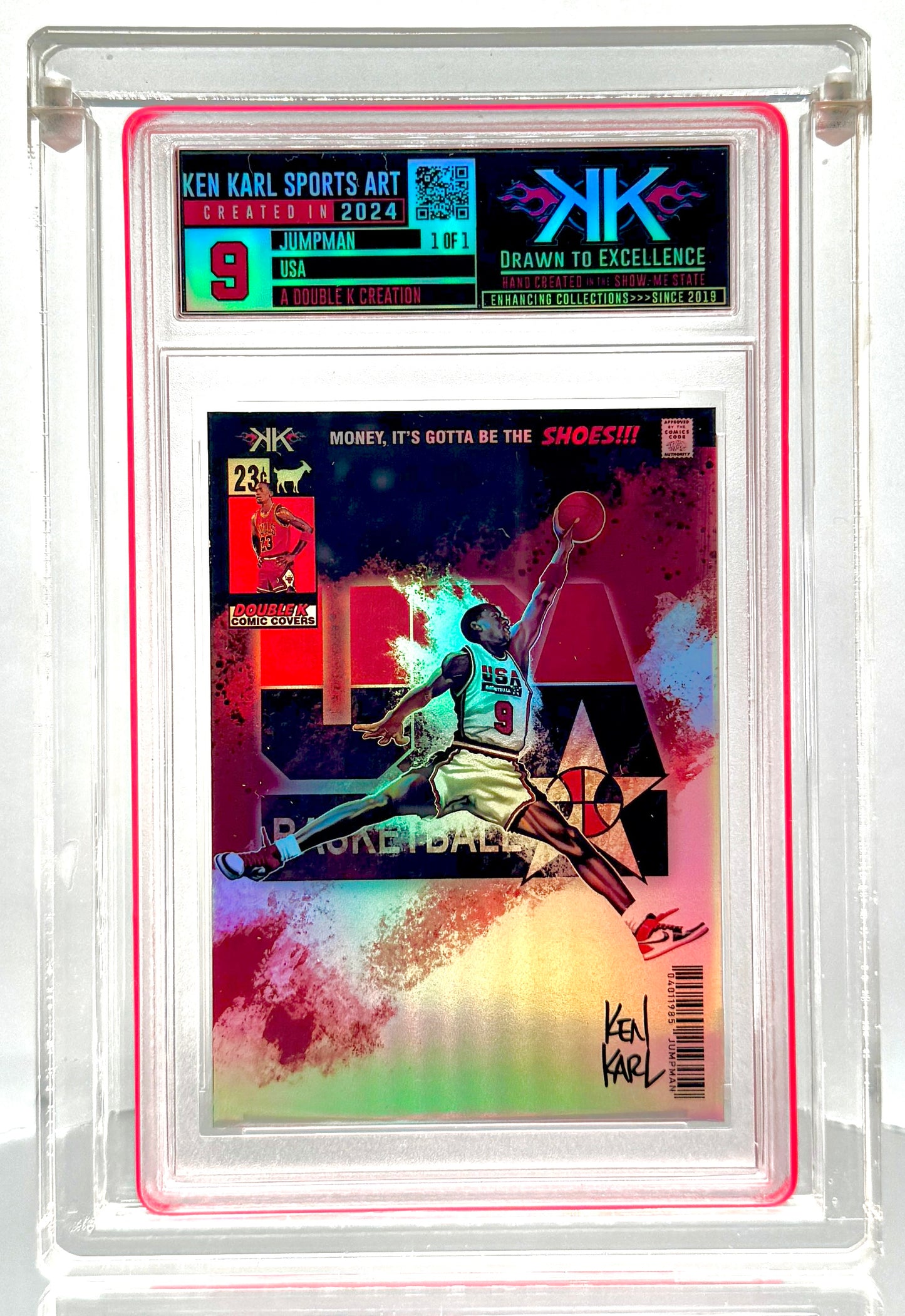 Michael Jordan JUMPMAN 1/1 art card