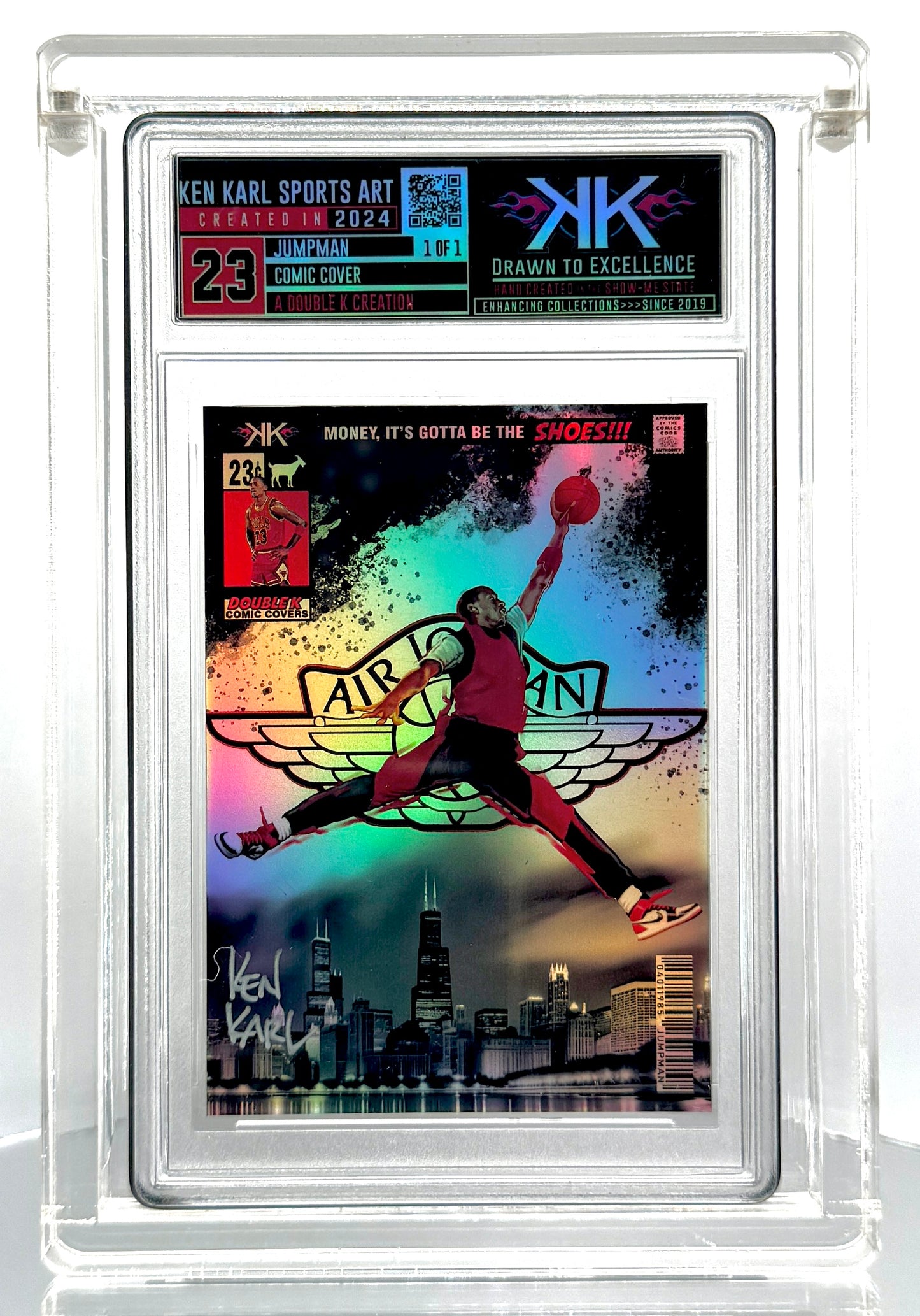 Michael Jordan JUMPMAN 1/1 art card