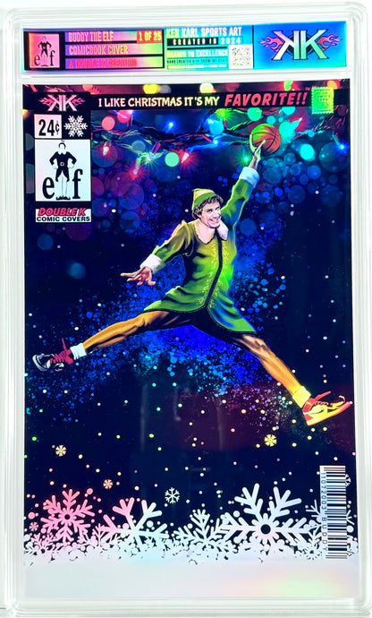 Buddy The Elf/JUMPELF Comic Sized Foil Slab