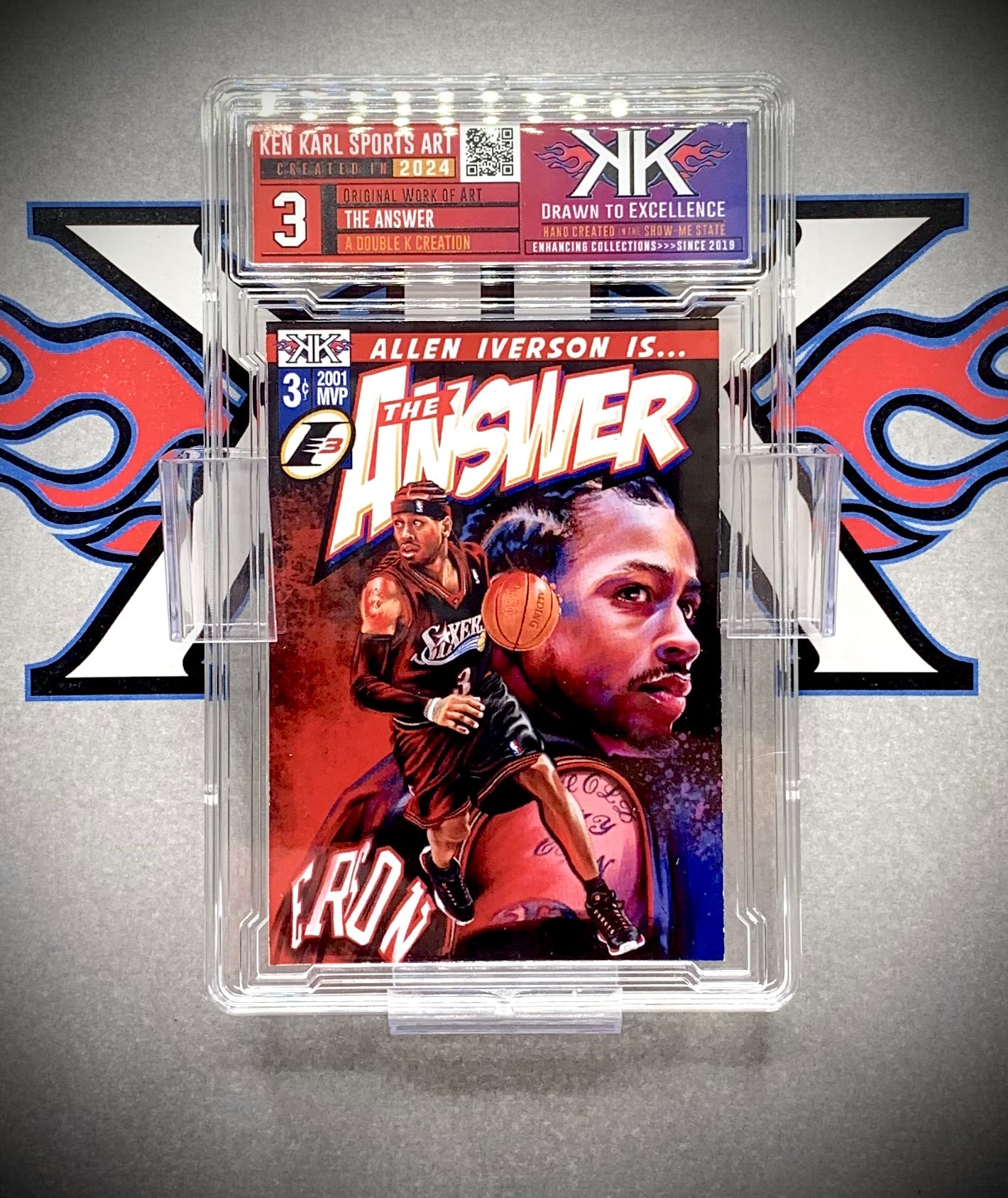 Allen Iverson Comic book cover limited edition cards