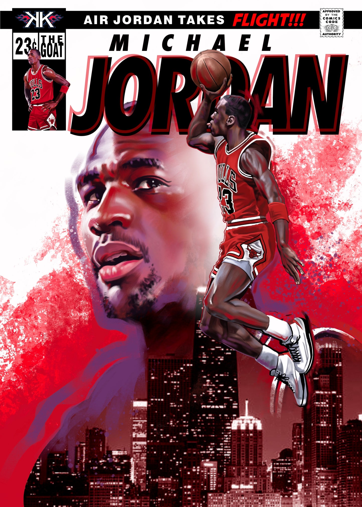 Michael Jordan 1/1 Cardart