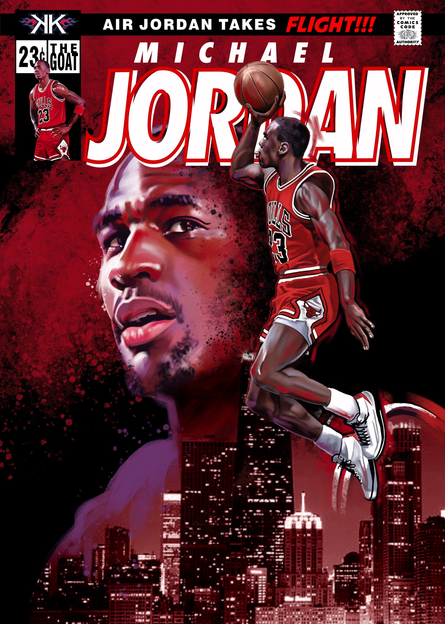 Michael Jordan 1/1 Cardart