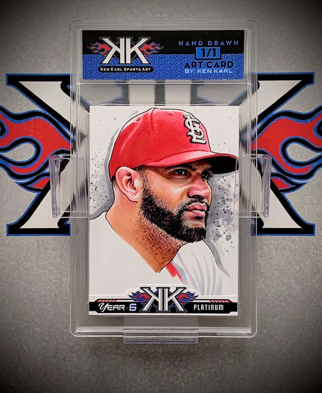 Albert Pujols 1/1 Art Card