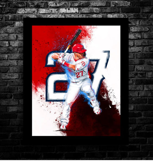 Mike Trout Limited Edition Print
