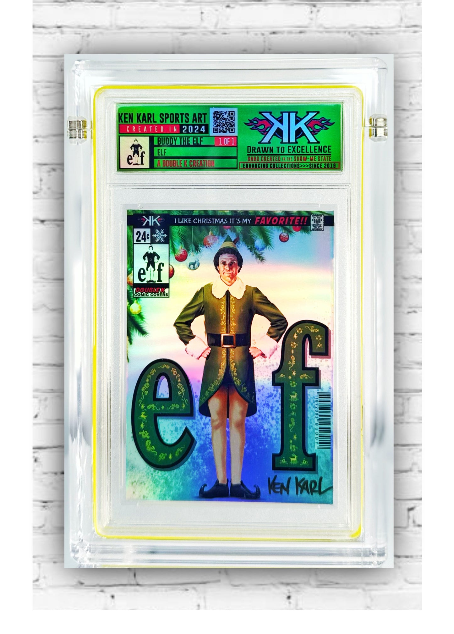 Buddy The Elf 1/1 card art