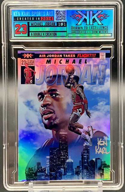 Michael Jordan 1/1 Cardart