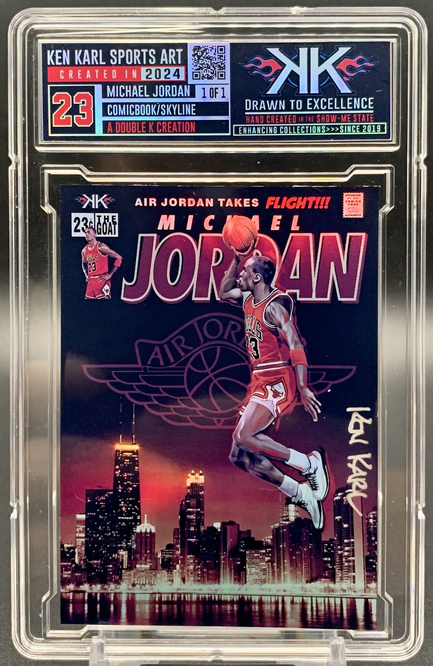 Michael Jordan 1/1 Cardart