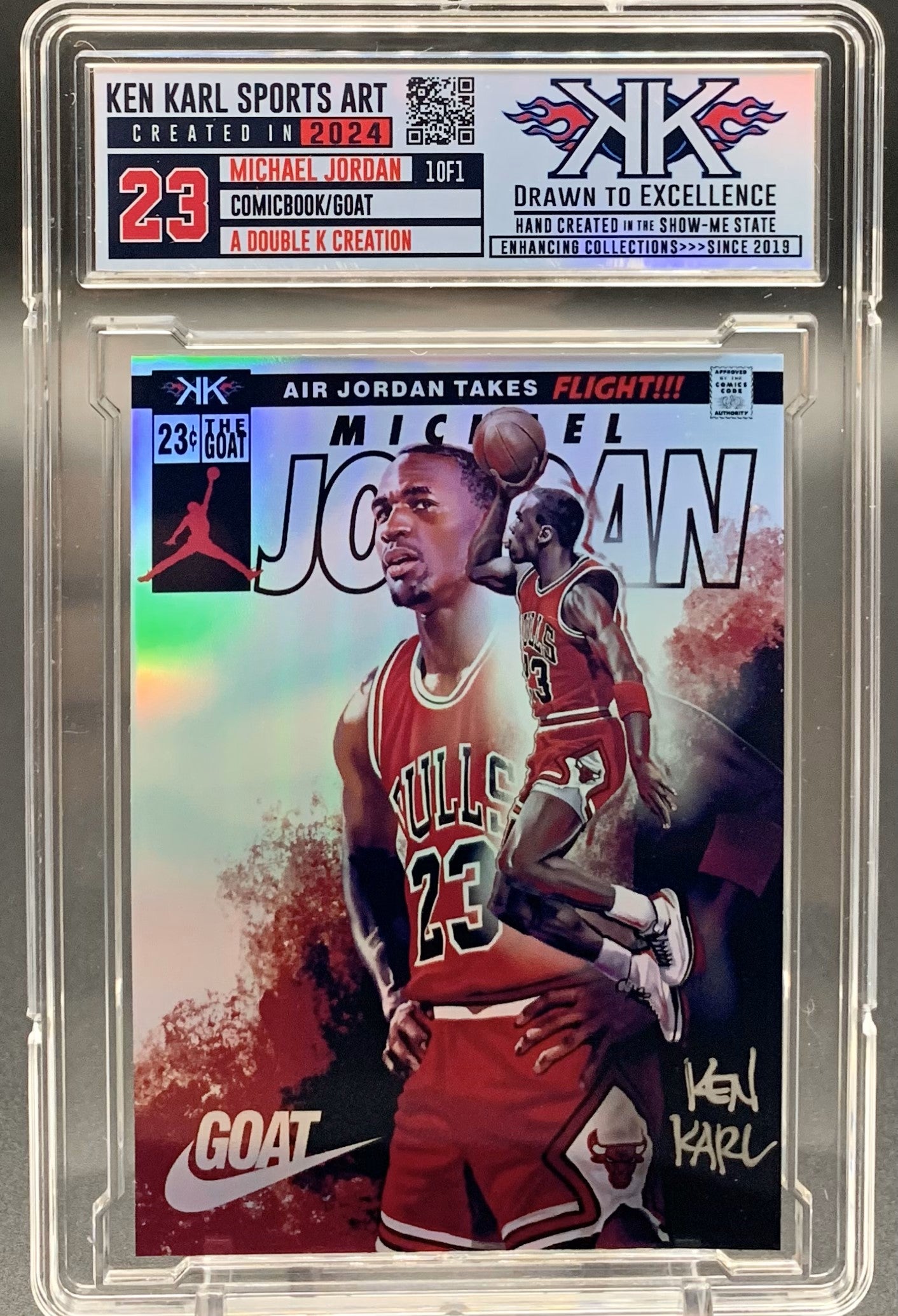 Michael Jordan 1/1 Cardart