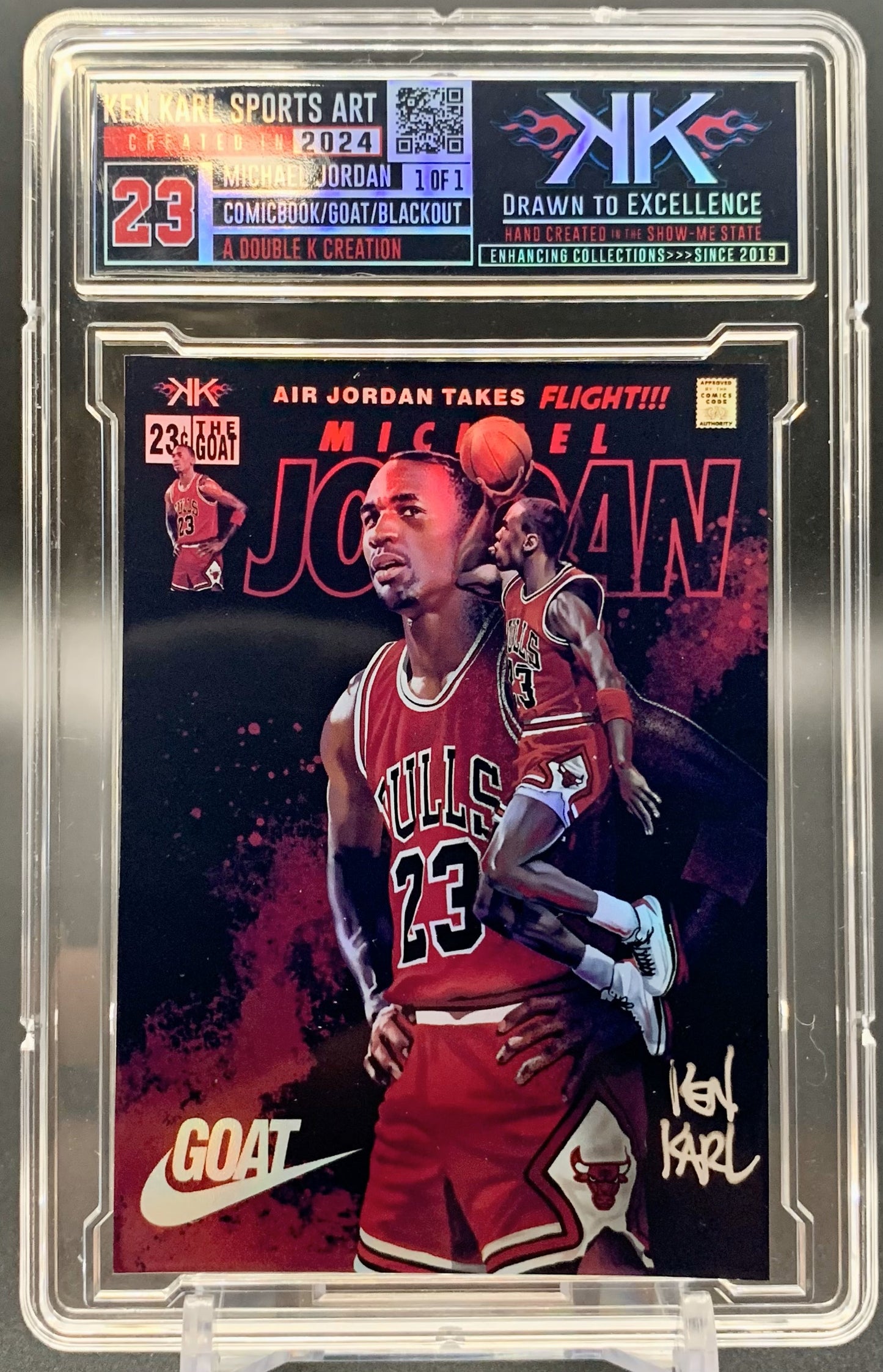 Michael Jordan 1/1 Cardart