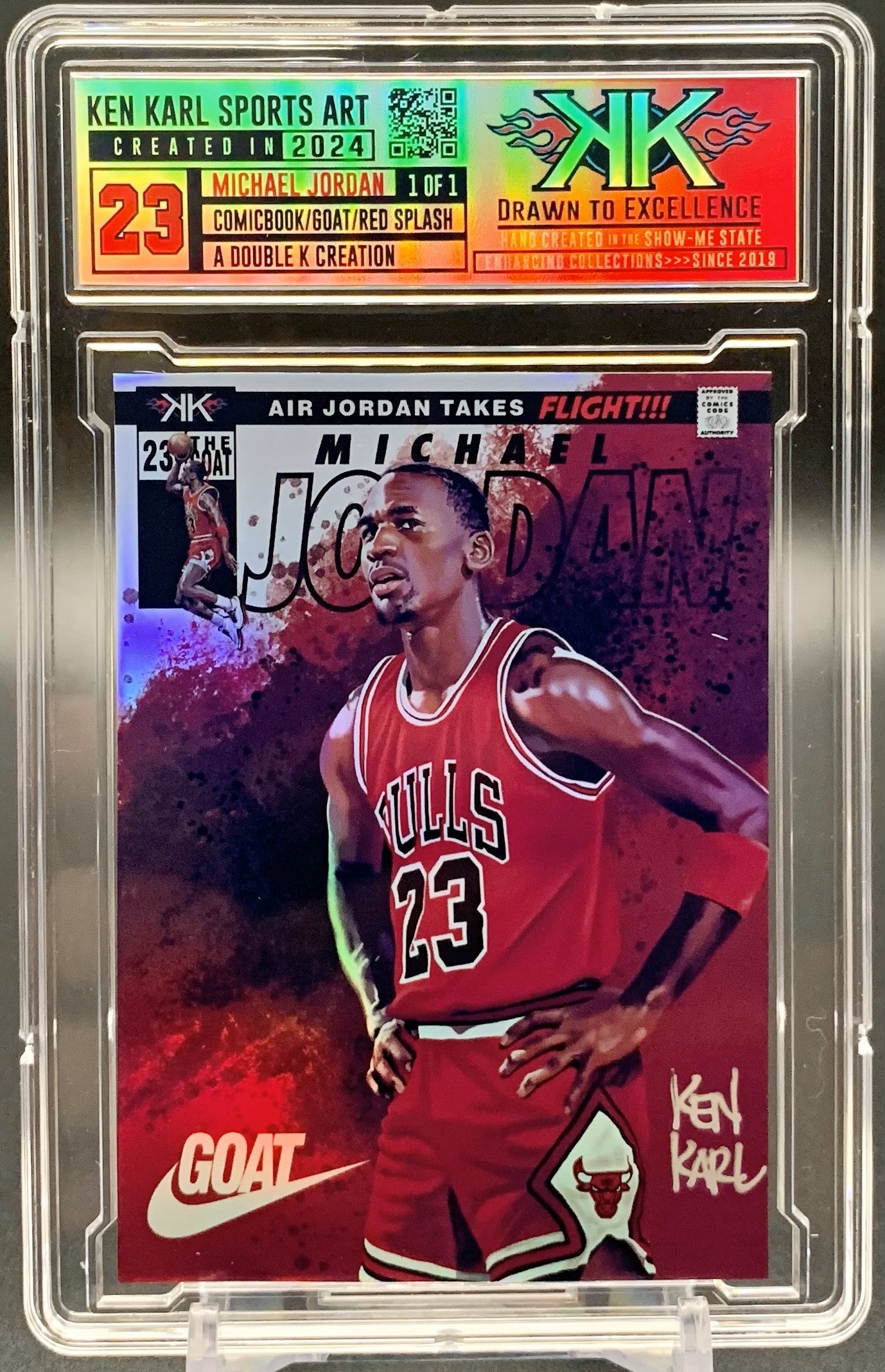 Michael Jordan 1/1 Cardart