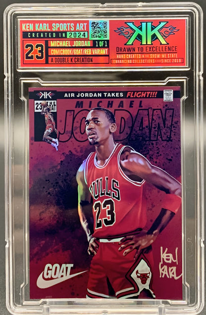 Michael Jordan 1/1 Cardart