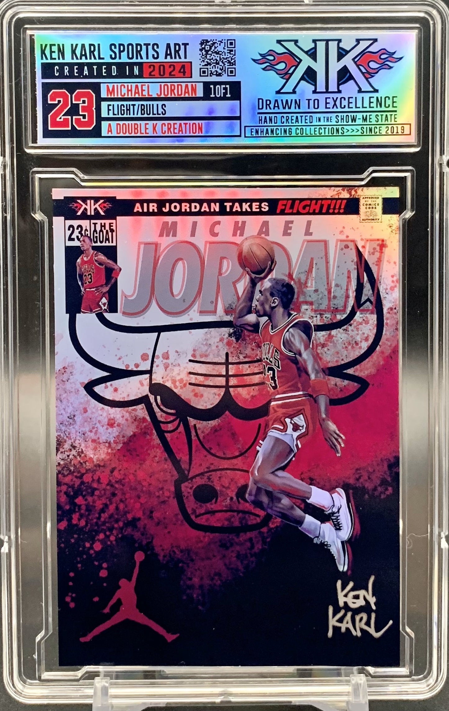 Michael Jordan 1/1 Cardart