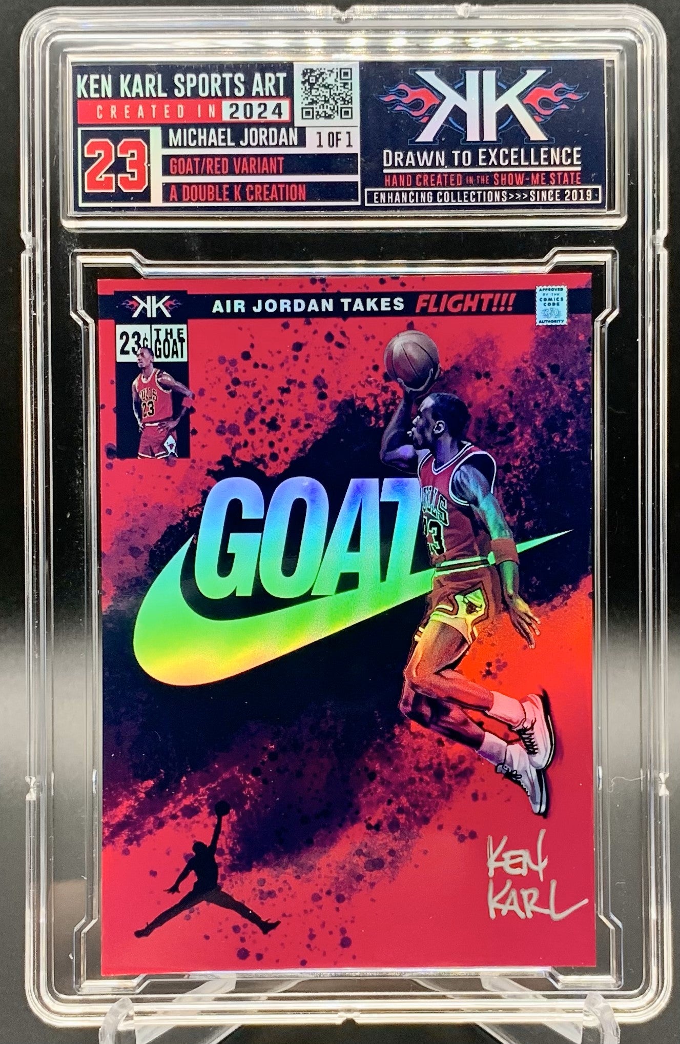 Michael Jordan 1/1 Cardart