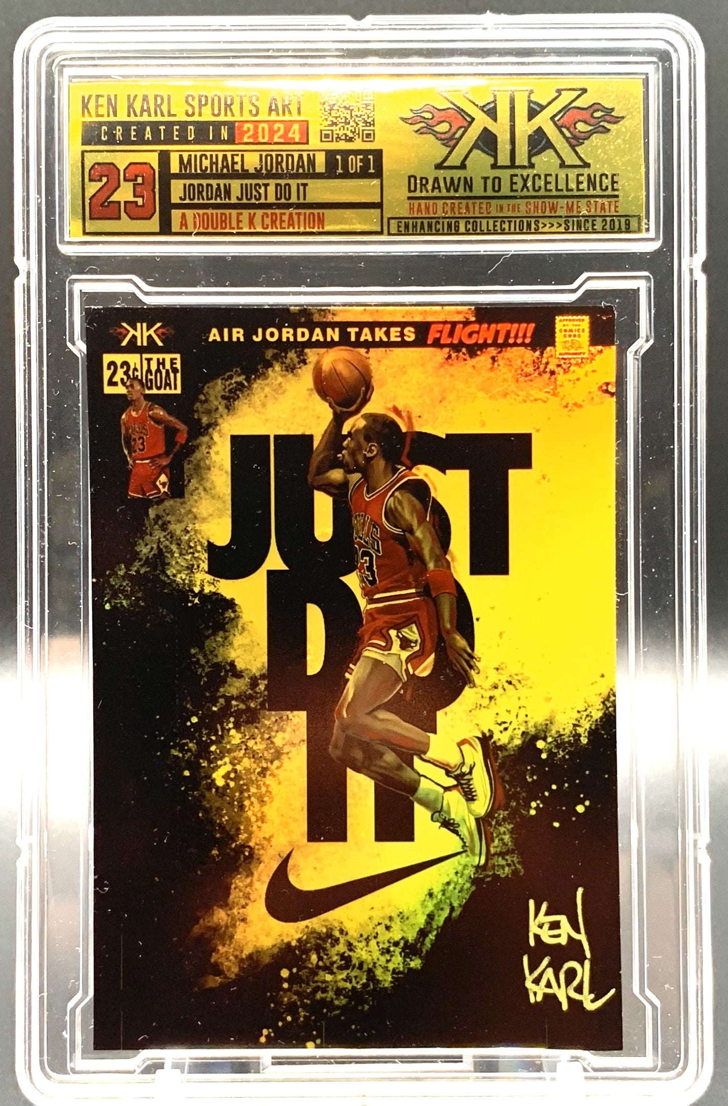 Michael Jordan 1/1 Cardart