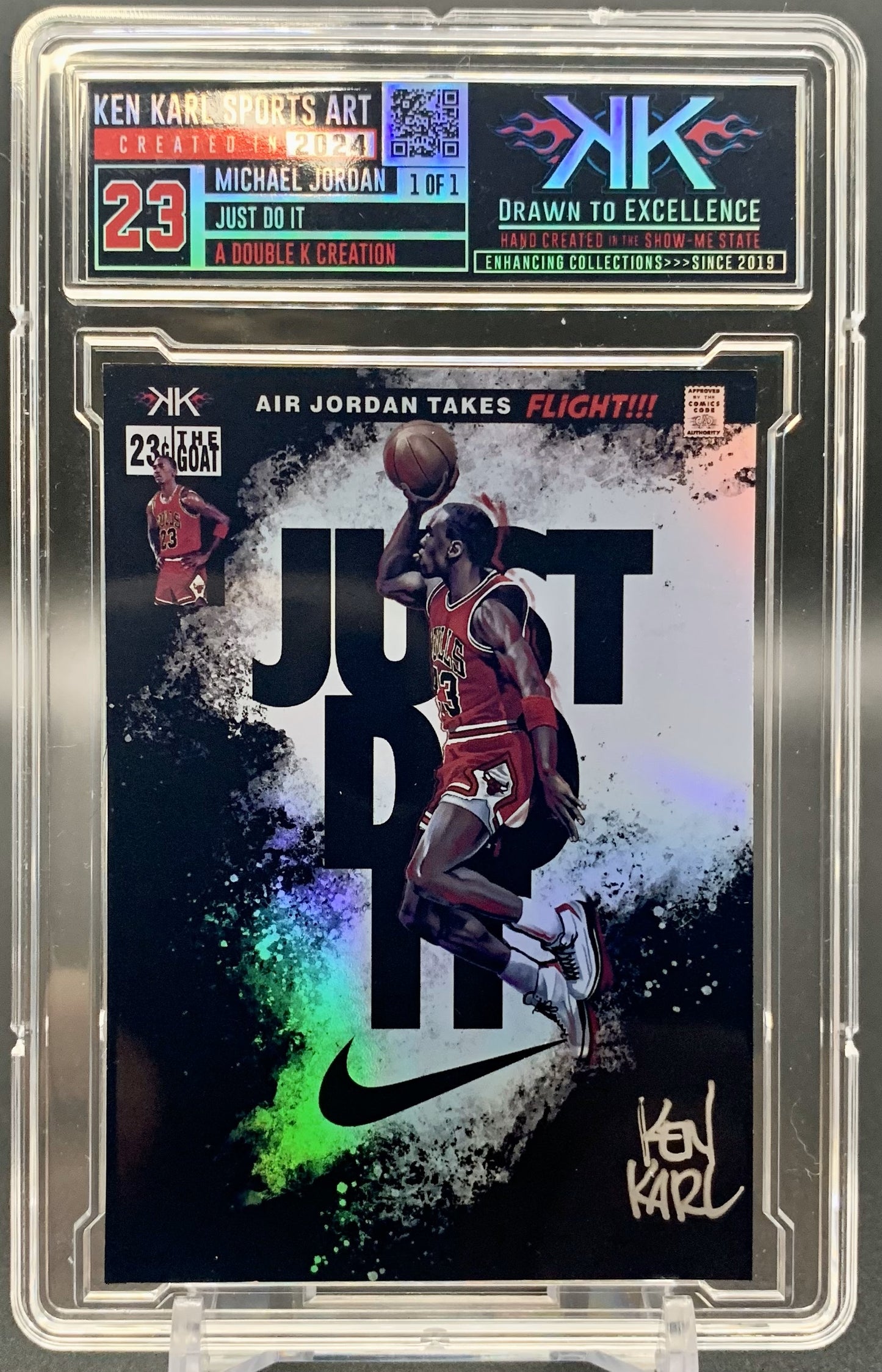 Michael Jordan 1/1 Cardart