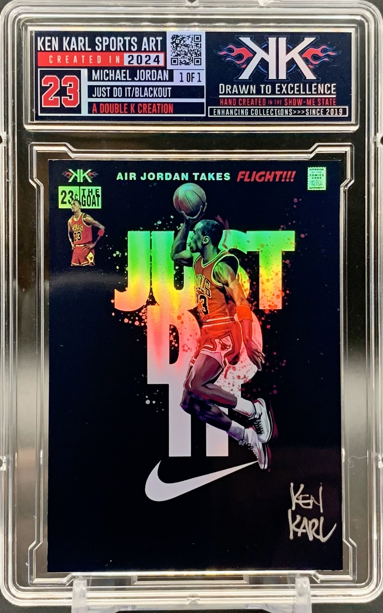 Michael Jordan 1/1 Cardart