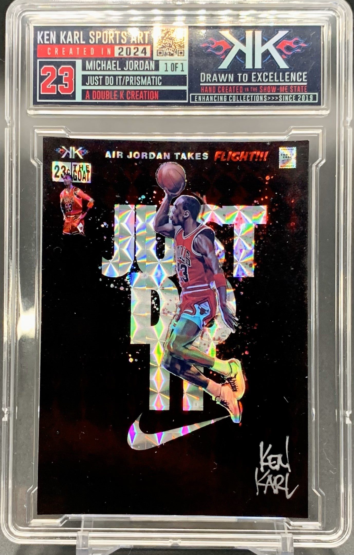 Michael Jordan 1/1 Cardart