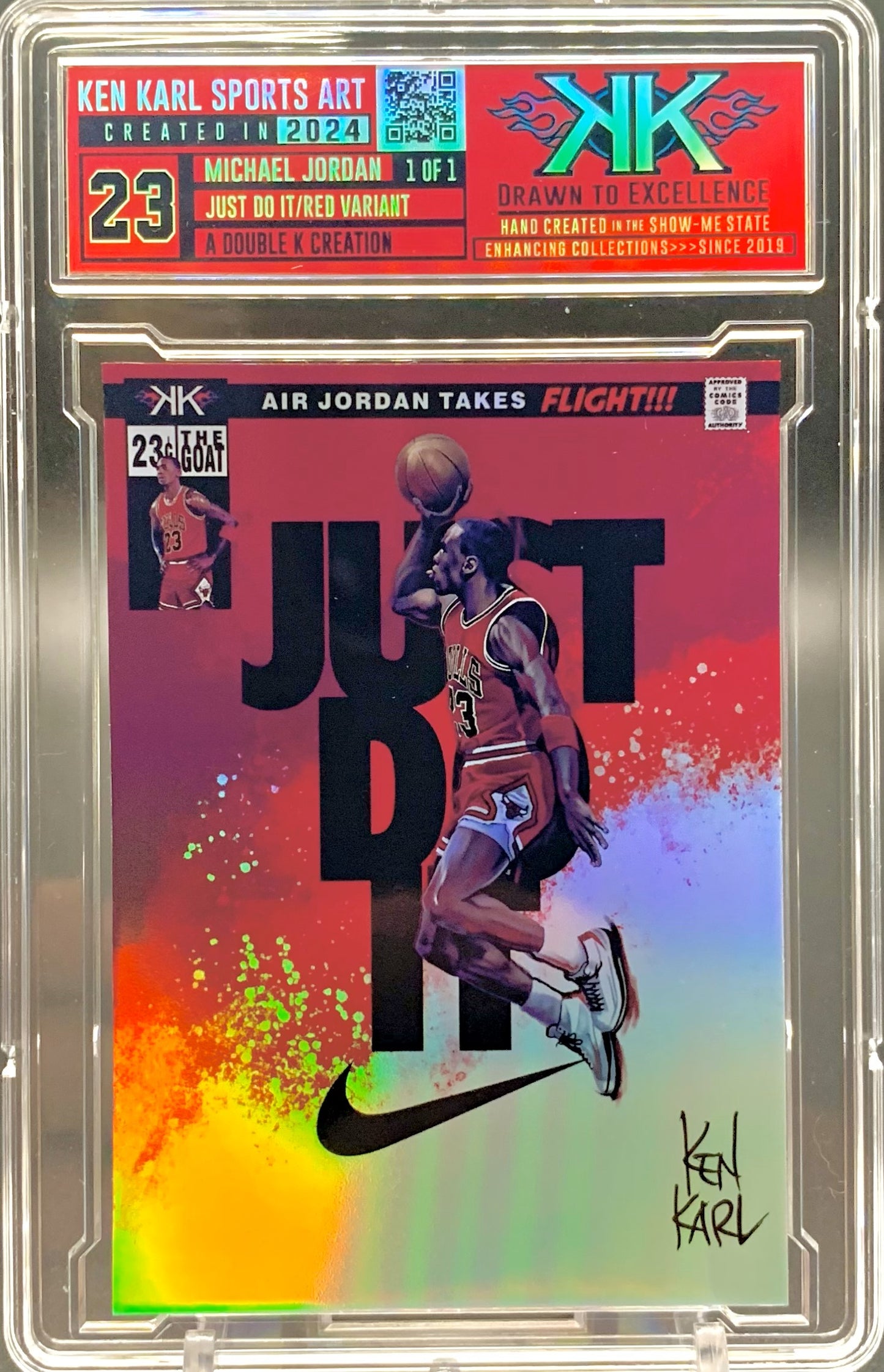 Michael Jordan 1/1 Cardart