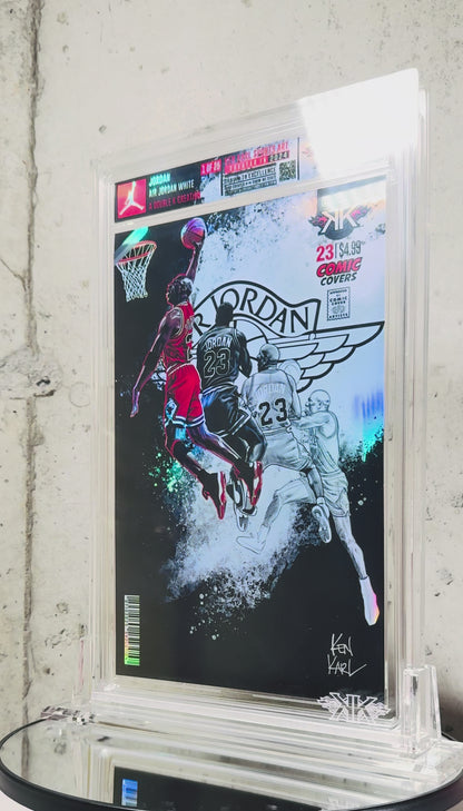 Michael Jordan Progression Comic Sized (XL) Holographic slabs 1:25
