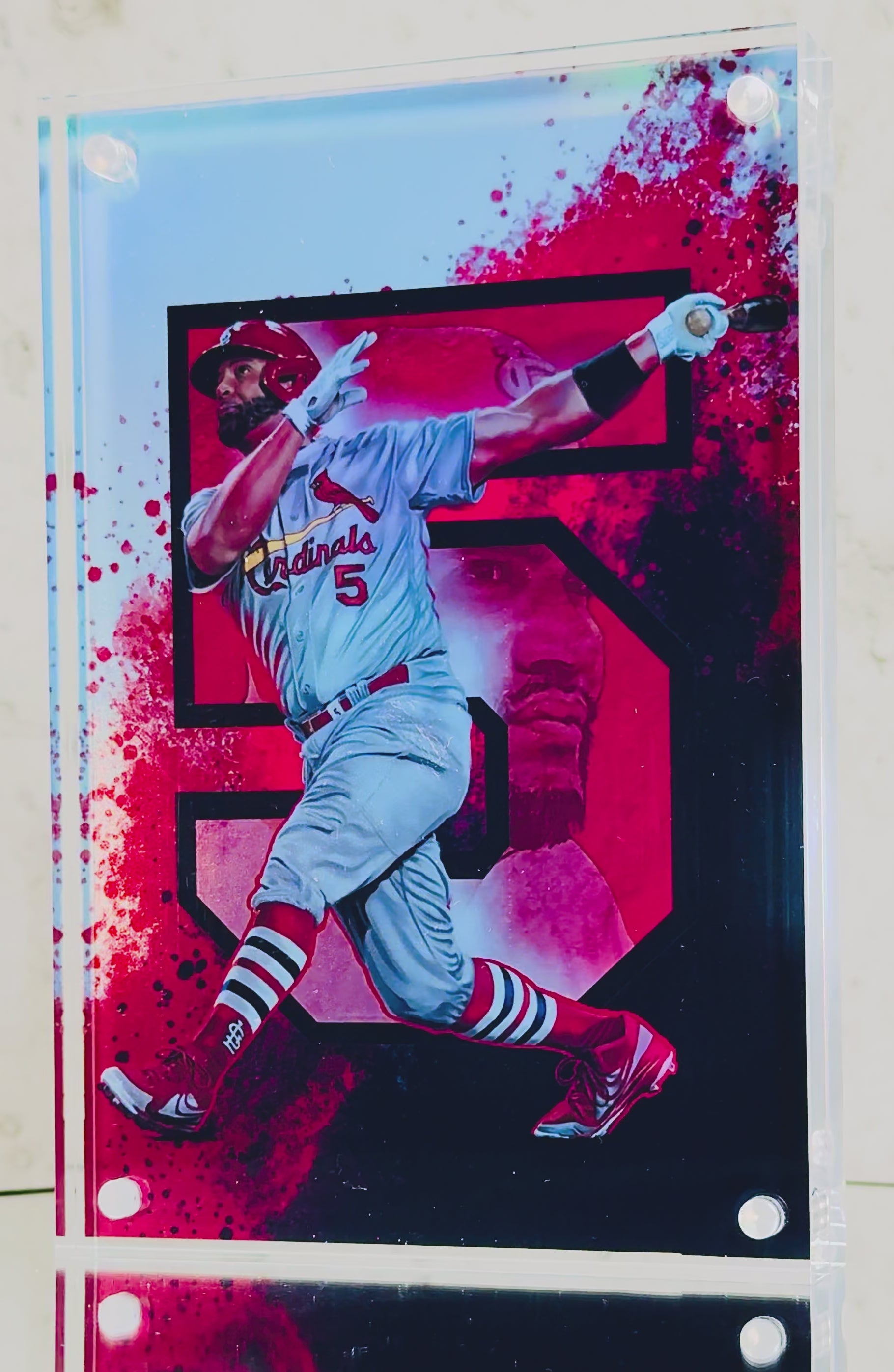 Albert Pujols 4x6 BLOX – Ken Karl Sports Art