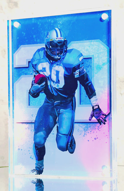 Barry Sanders 4x6 BLOX