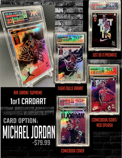 Michael Jordan 1/1 Cardart