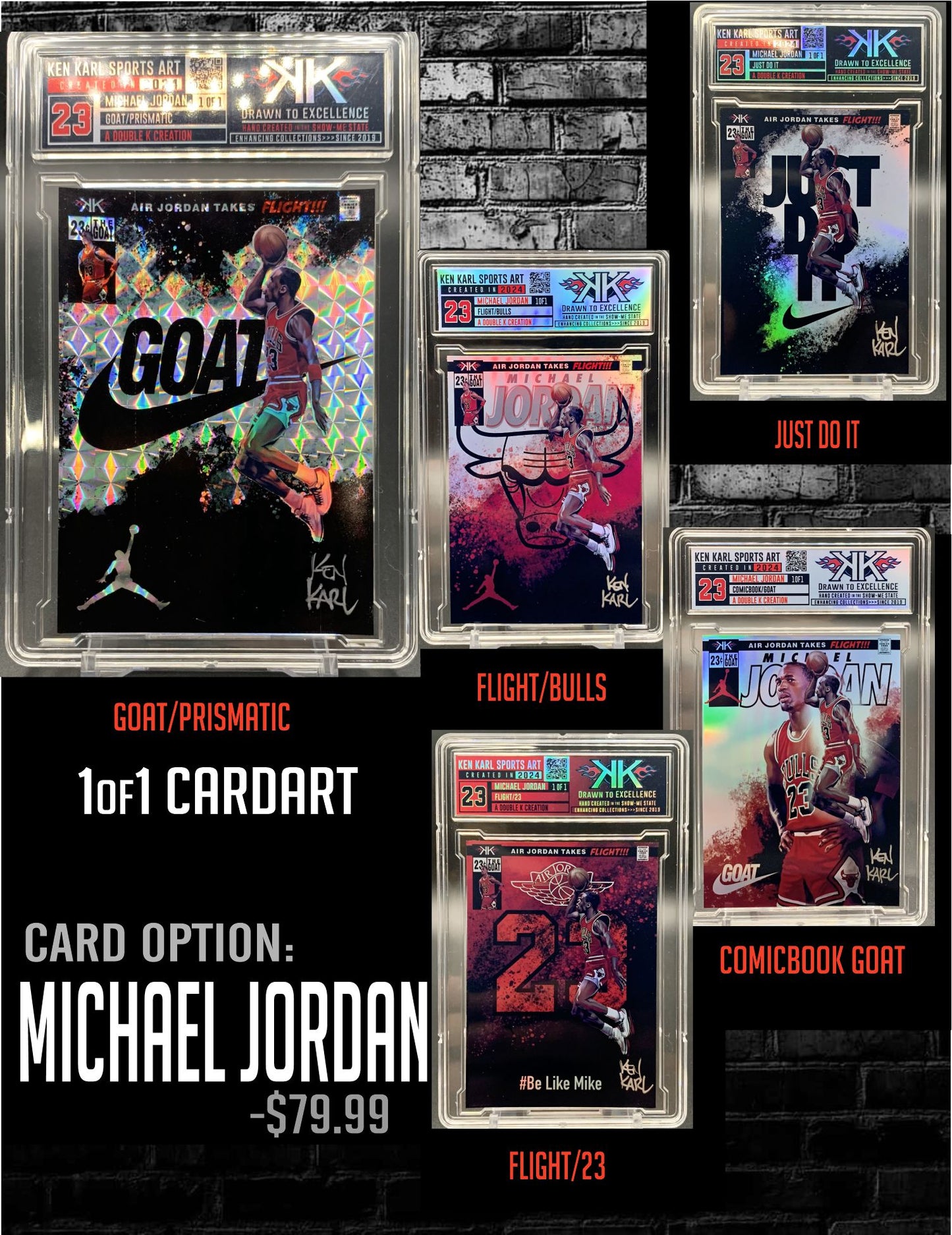 Michael Jordan 1/1 Cardart