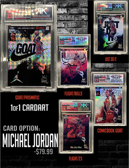 Michael Jordan 1/1 Cardart